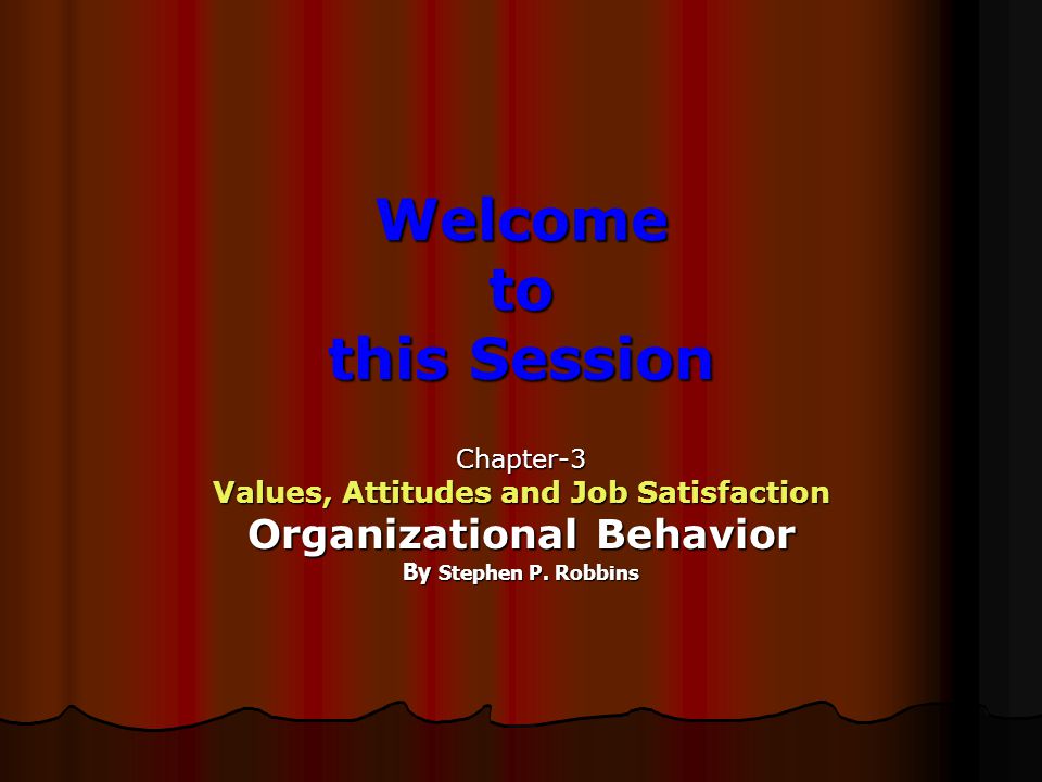 value attitude and job satisfaction ppt value attitude and job satisfaction ppt