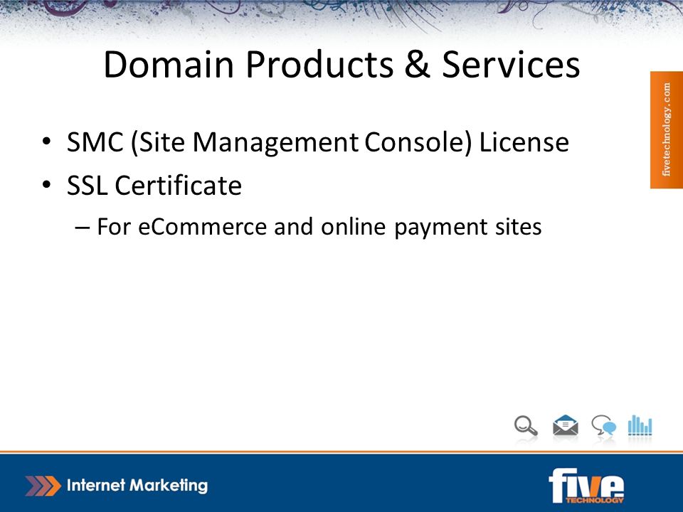 Domain Products & Services SMC (Site Management Console) License SSL Certificate – For eCommerce and online payment sites