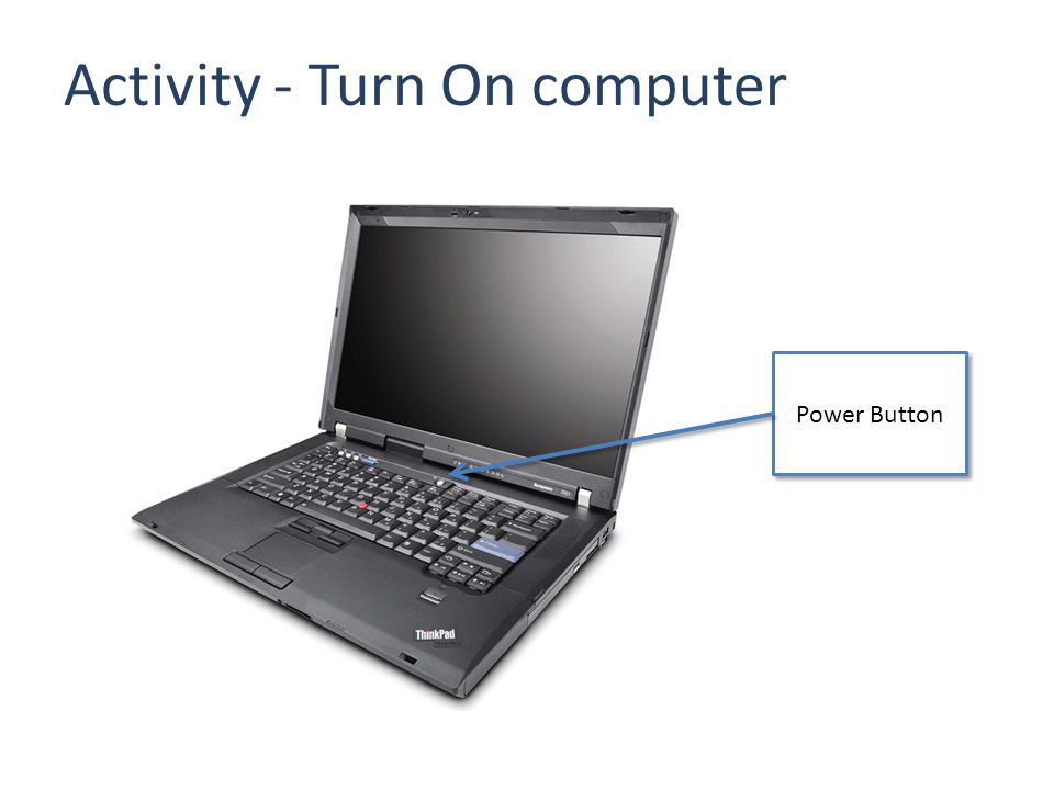 Activity - Turn On computer Power Button
