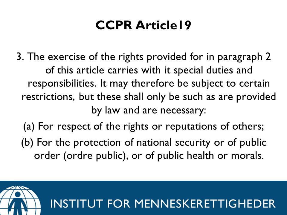 CCPR Article19 3.