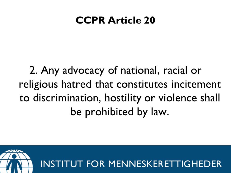 CCPR Article 20 2.