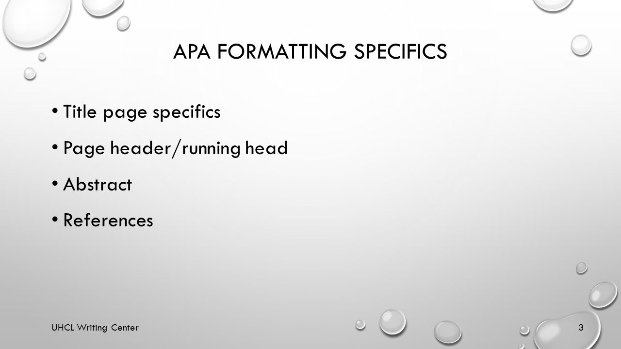 apa formatting style This is an introduction to the writing style guide and format produced by the american psychological association, known as apa style these style. apa formatting style This is an introduction to the writing style guide and format produced by the american psychological association, known as apa style these style.