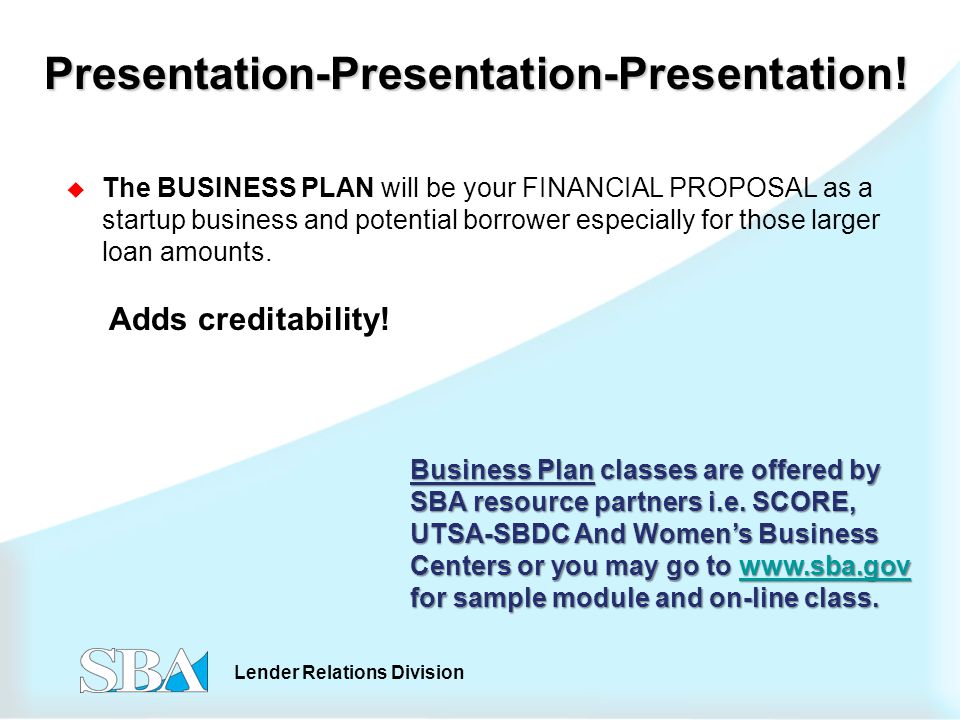 Sba.Gov Business Plan Template