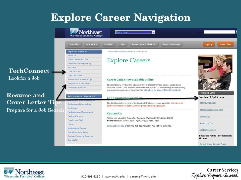 Career Services Explore. Prepare. Succeed.