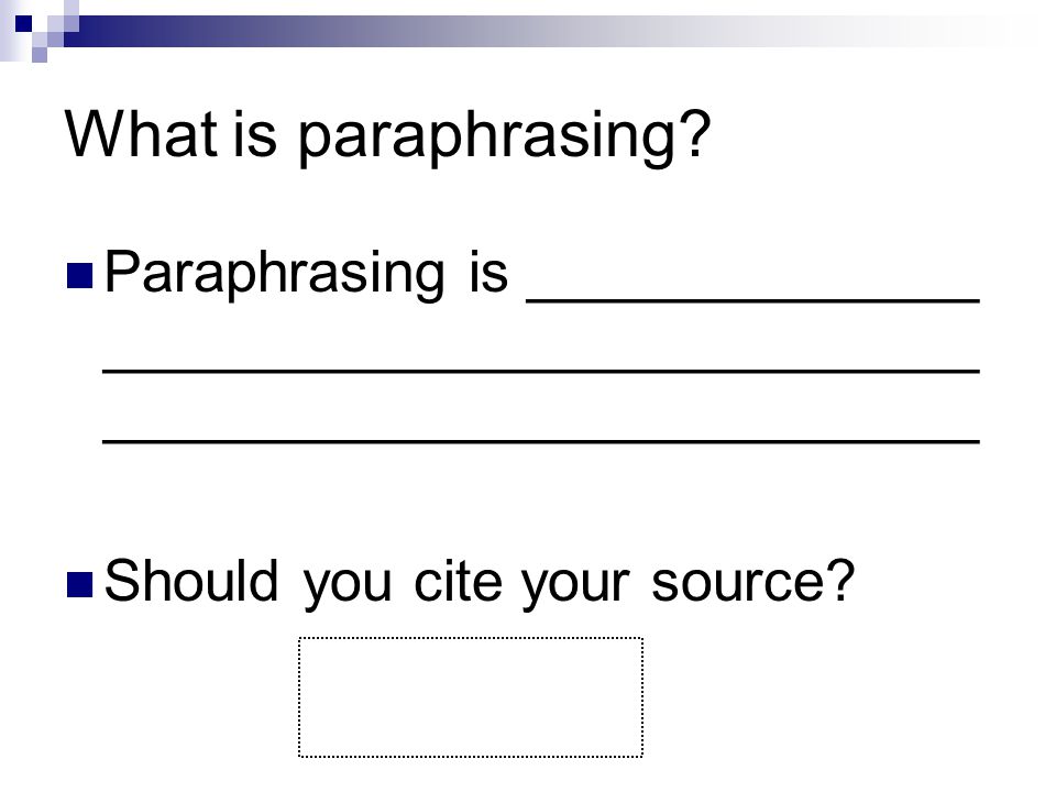paraphrasing essay