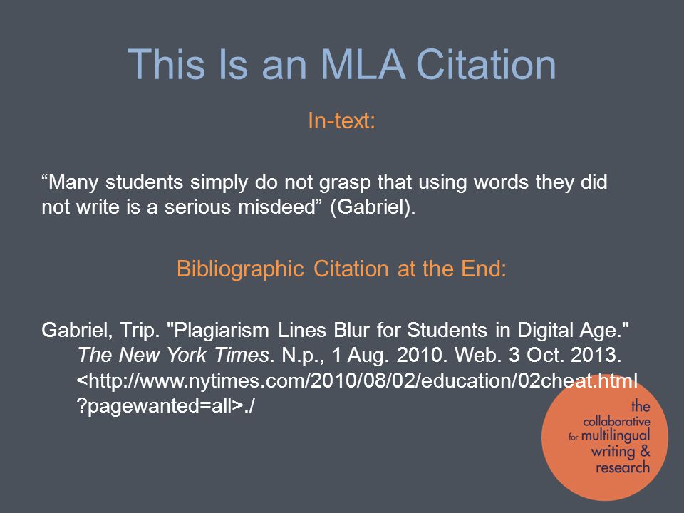 mla eading