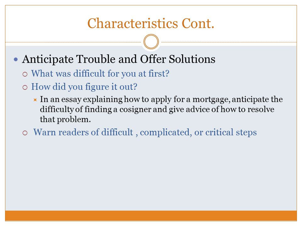 Explanation Essay