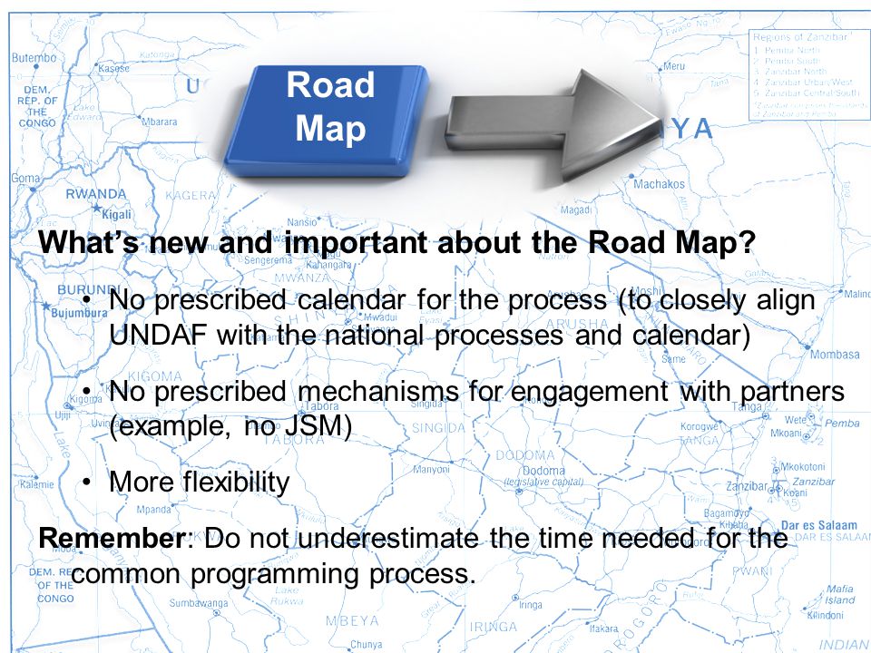 What’s new and important about the Road Map.