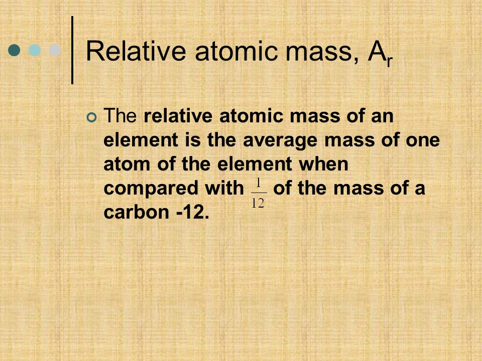What mass is assigned to carbon-12 in the system of relative atomic mass?