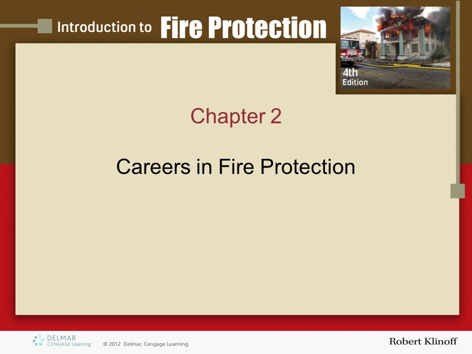 Chapter 2 Careers in Fire Protection