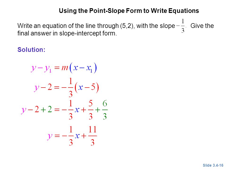 How To Write A Point Slope Equation Talkchannels Point Slope Form And Writing Linear Equations Worksheet Talkchannels