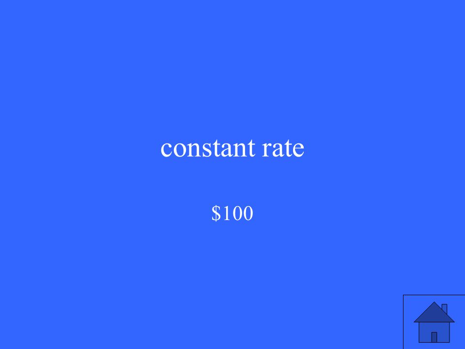 constant rate $100