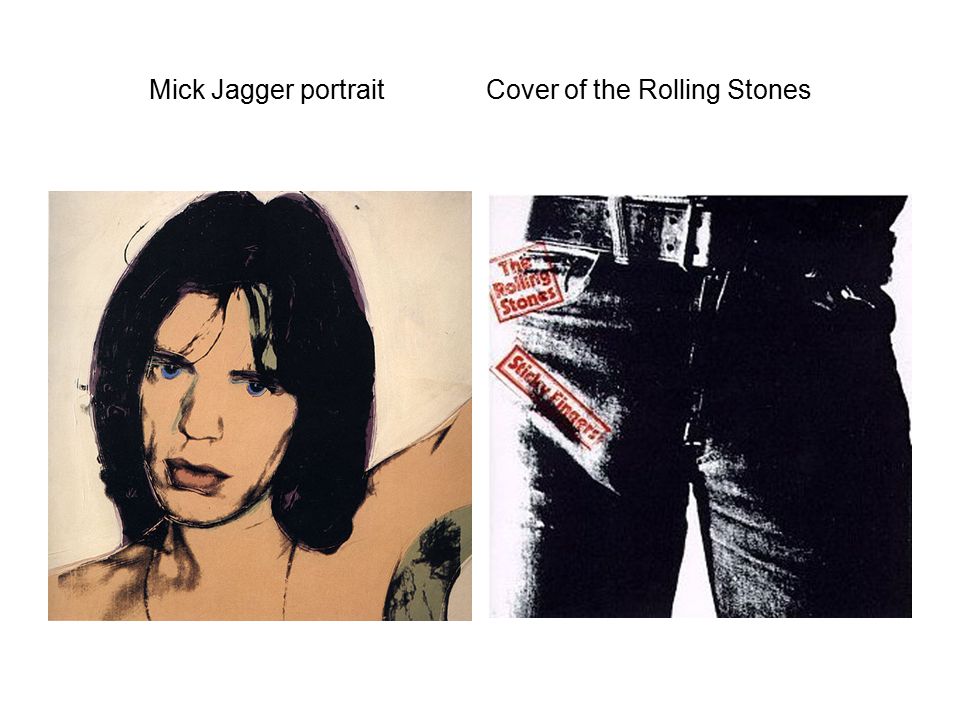 Mick Jagger portrait Cover of the Rolling Stones