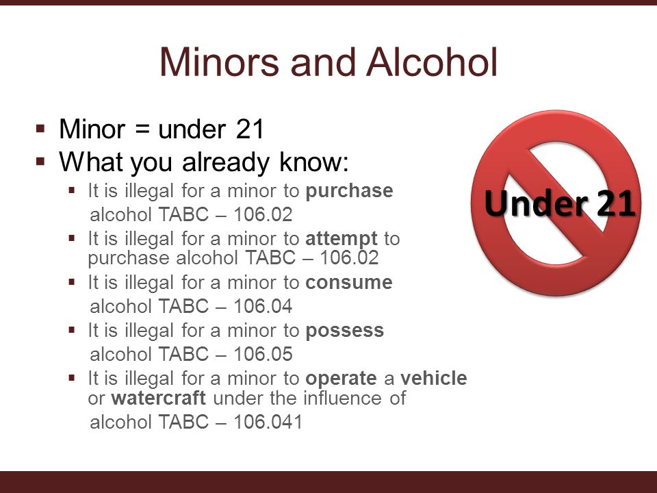 Definition of furnishing drugs to minors