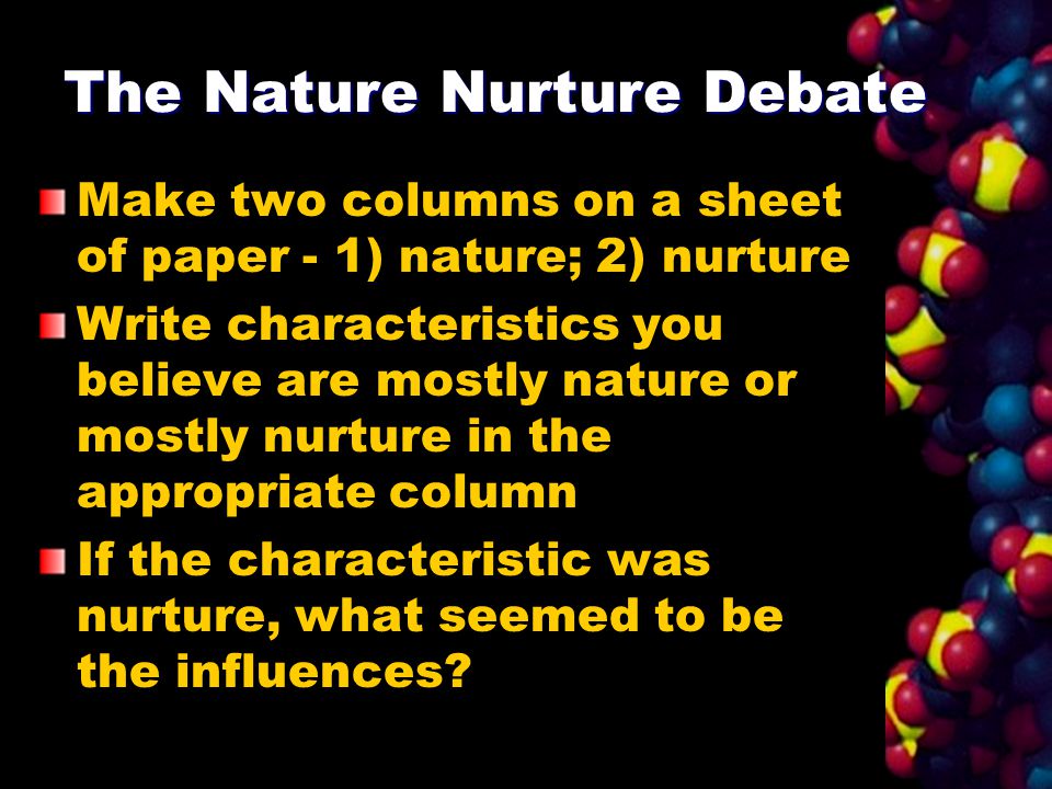 The nature nurture debate in biological psychology essays