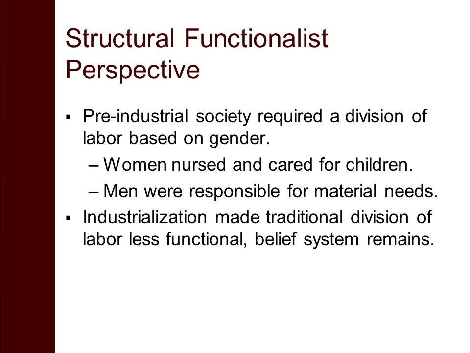 functionalist view society The functionalist perspective's idea is quite simple it is that, as the human body system works, the institutions in the society works interdependently for the proper functioning of the whole the whole being the entire society. functionalist view society The functionalist perspective's idea is quite simple it is that, as the human body system works, the institutions in the society works interdependently for the proper functioning of the whole the whole being the entire society.