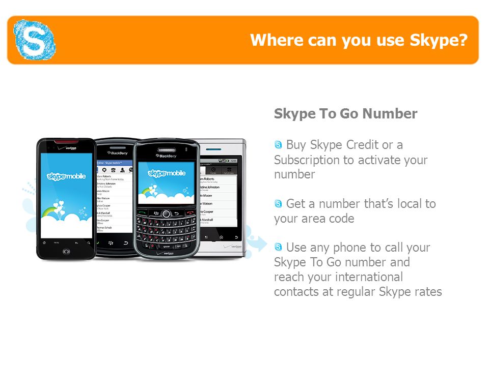 Where Can You Use Skype.