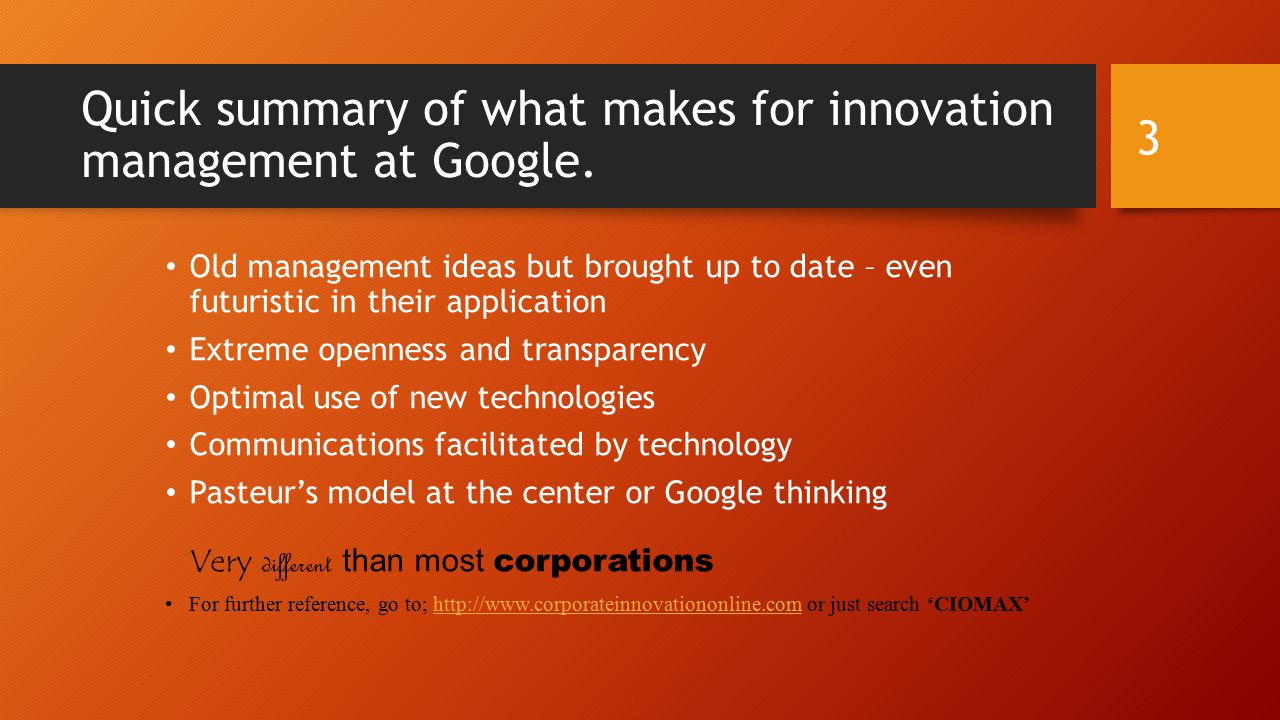 google how they manage innovation virtually all of the comments how google works summary