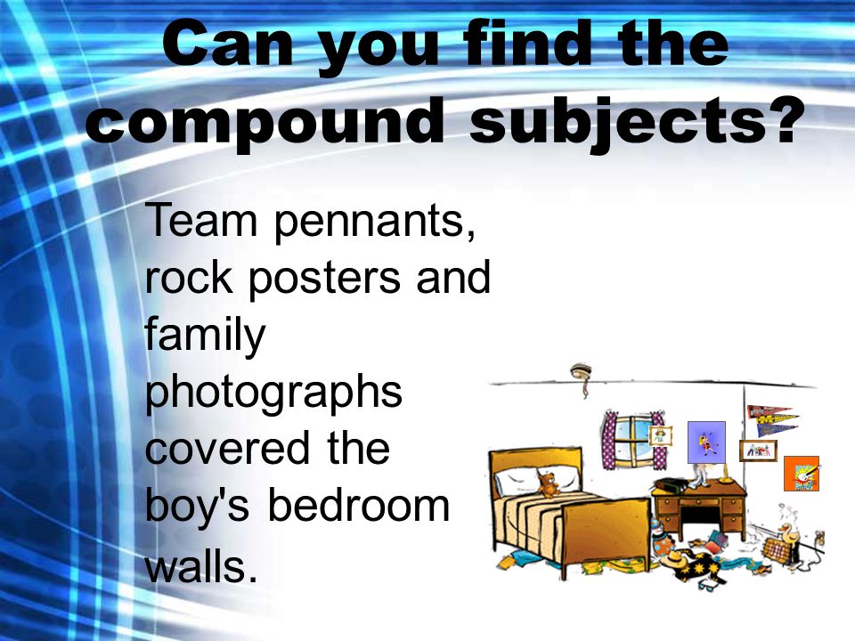Can you find the compound subjects.