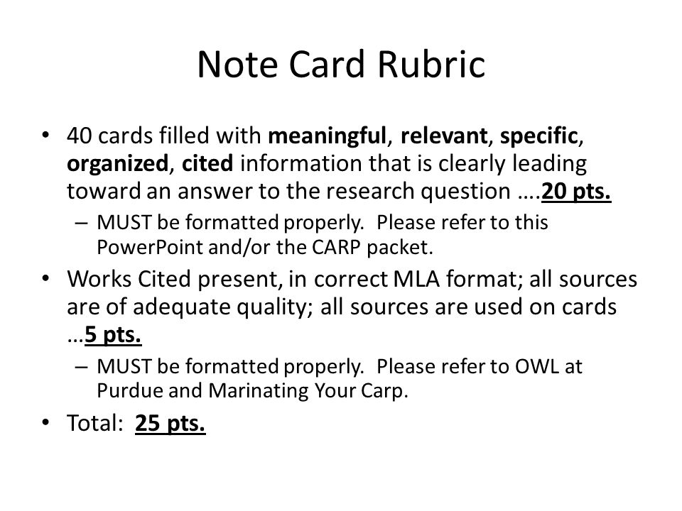 what are note cards used for