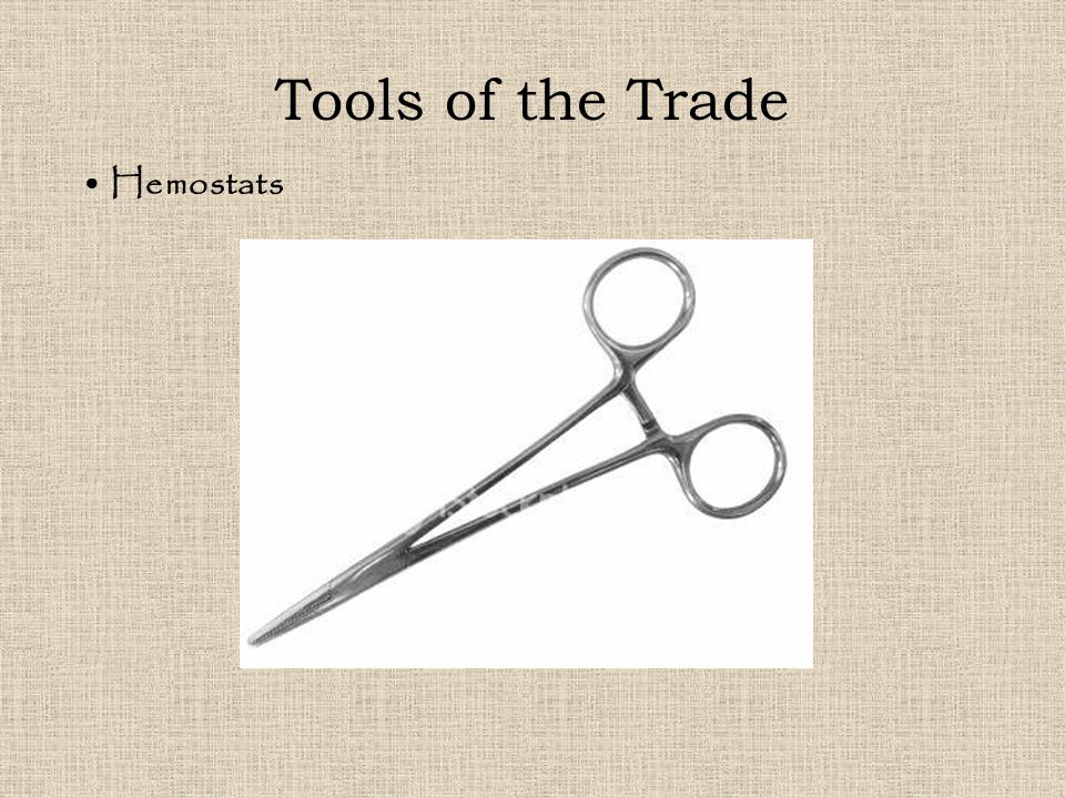Tools of the Trade Hemostats
