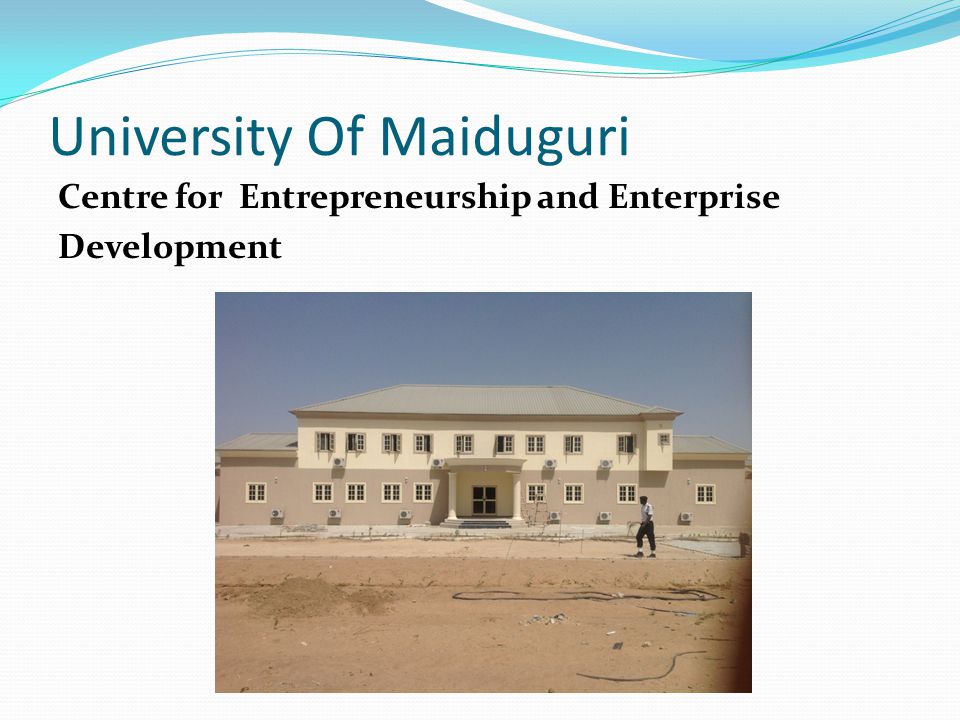 University Of Maiduguri Centre for Entrepreneurship and Enterprise Development