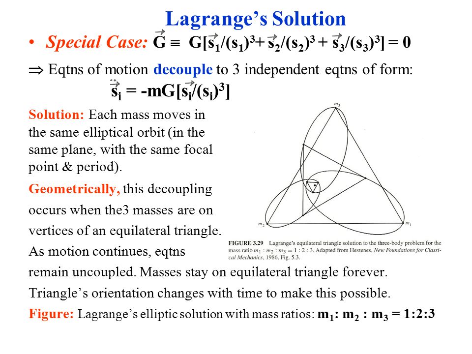 sect 3 12 the three body problem so far weve done the 2 body mass form m 3