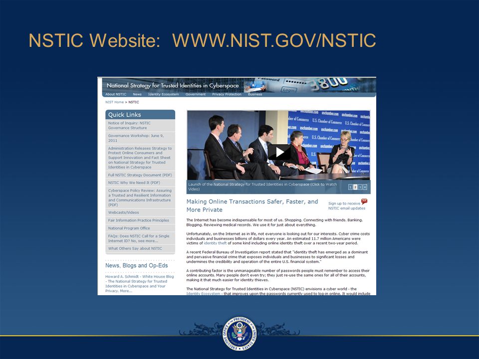 NSTIC Website: