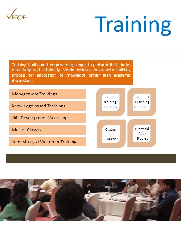 Training is all about empowering people to perform their duties effectively and efficiently.