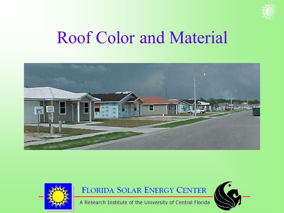Roof Color and Material