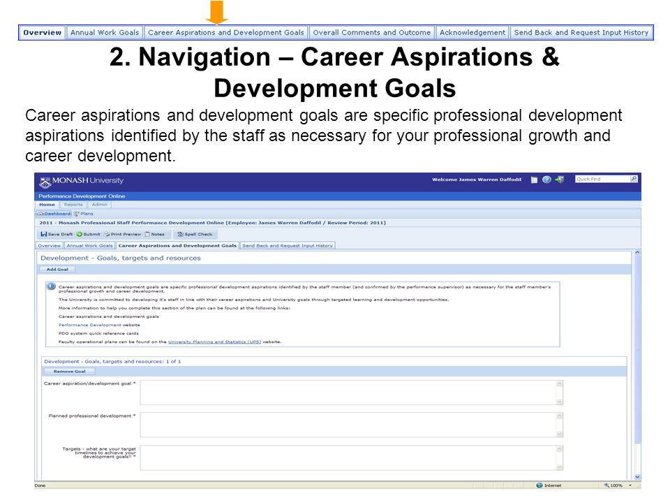 professional aspiration