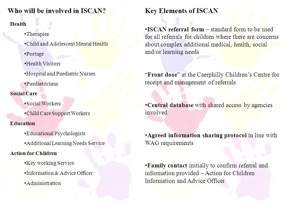 Who will be involved in ISCAN.