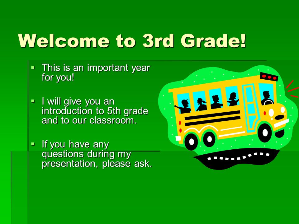 Mrs. Hales’ 3rd Grade Class