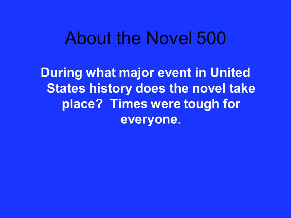About the Novel 400 Harper Lee won this prestigious award in 1961 for her novel To Kill A Mockingbird.