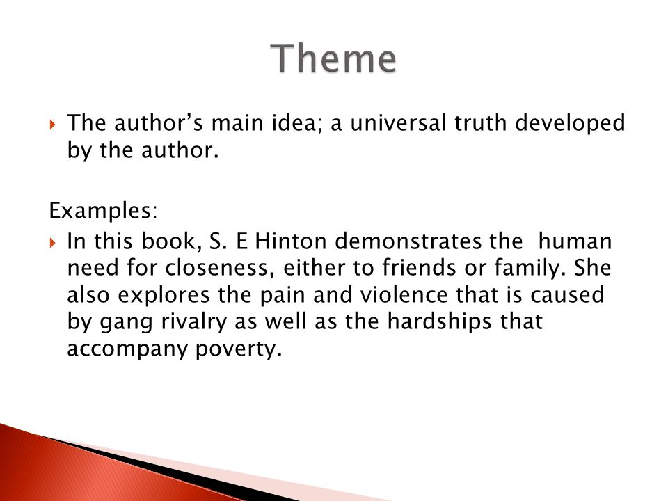 Examples of a thesis statement for a book