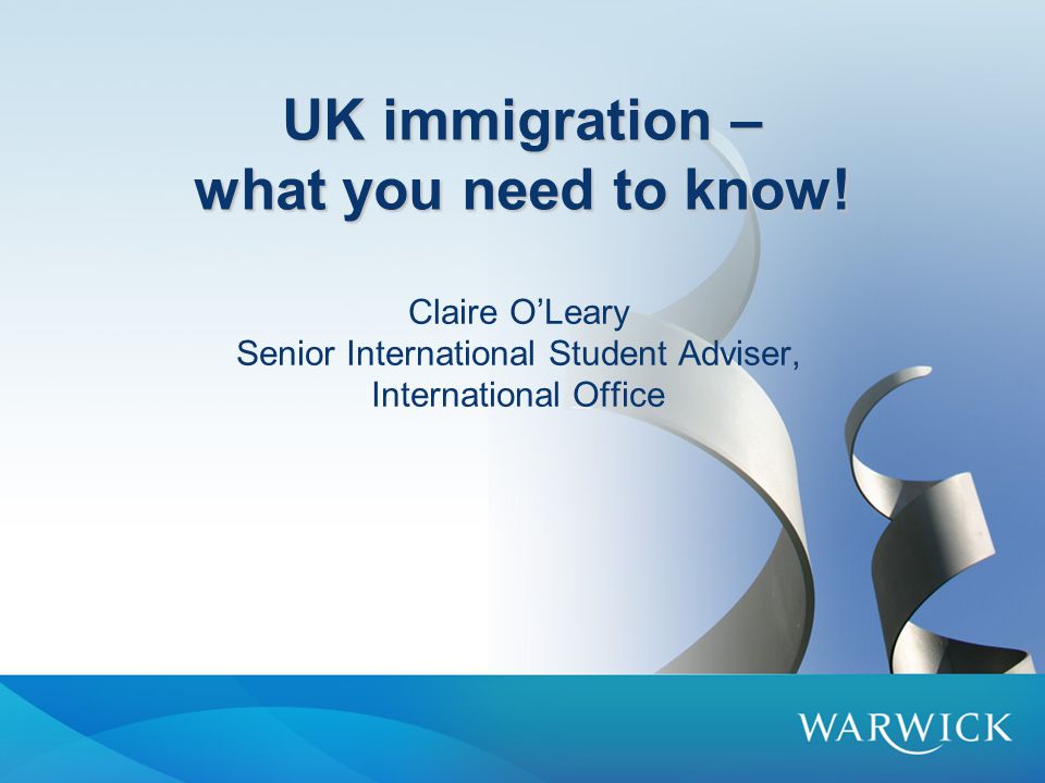UK immigration – what you need to know.