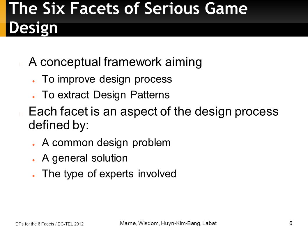 facet design pattern