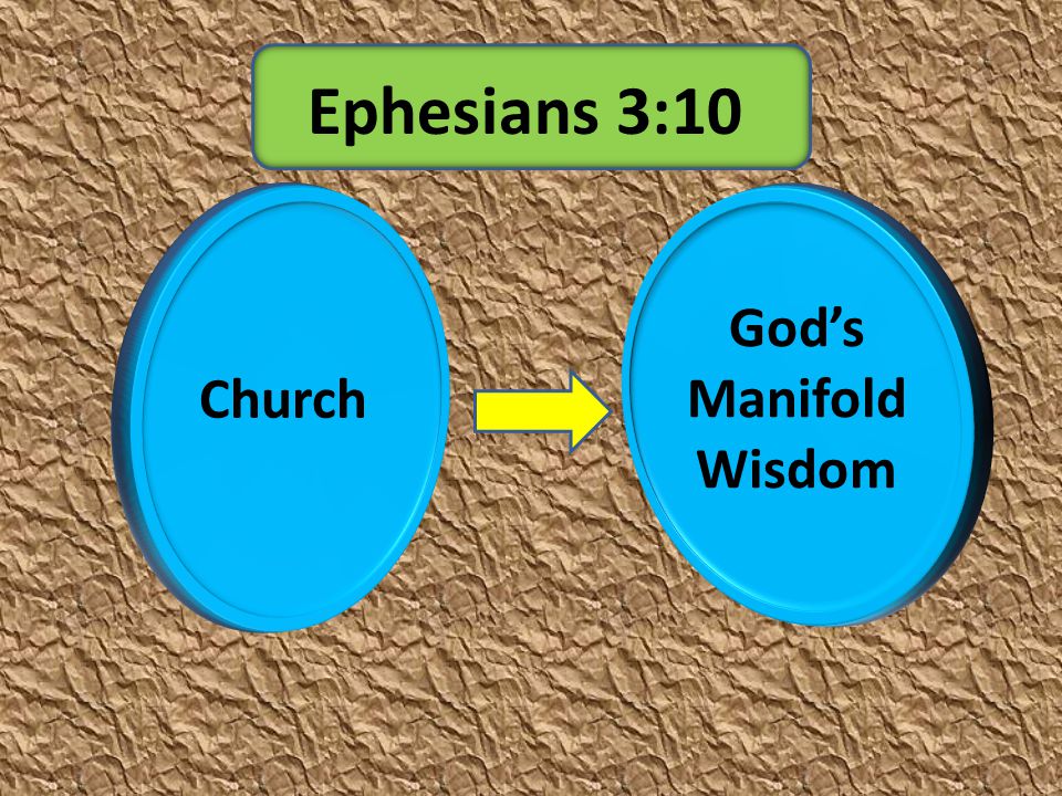 Church God’s Manifold Wisdom Ephesians 3:10