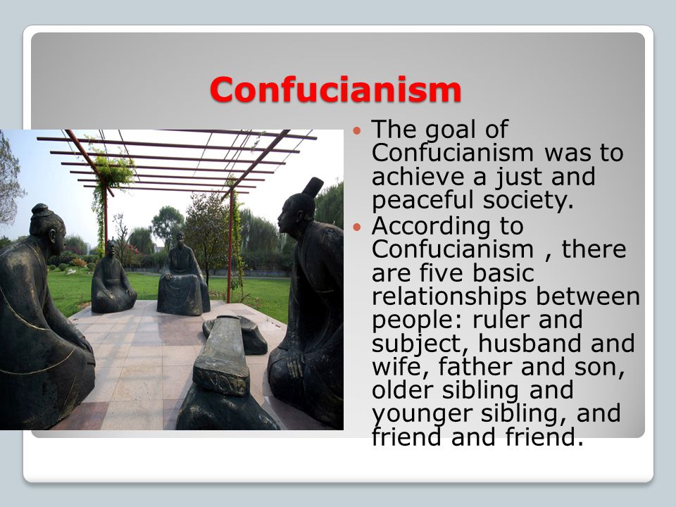 Confucianism Confucianism is based on the teaching of Kongfuzi, who is called Confucius by western society.