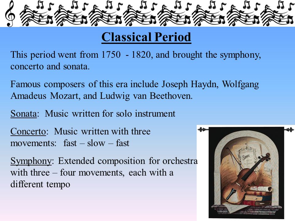 Music concerto in the classical era