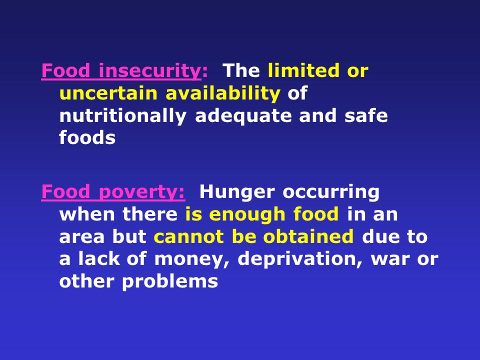 Hunger Facts: 1 in every 5 people worldwide experiences persistent hunger.