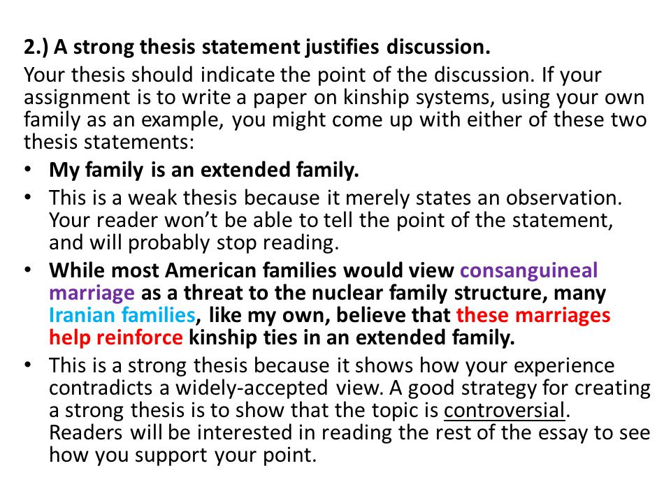 how to write a thesis statement for a essay