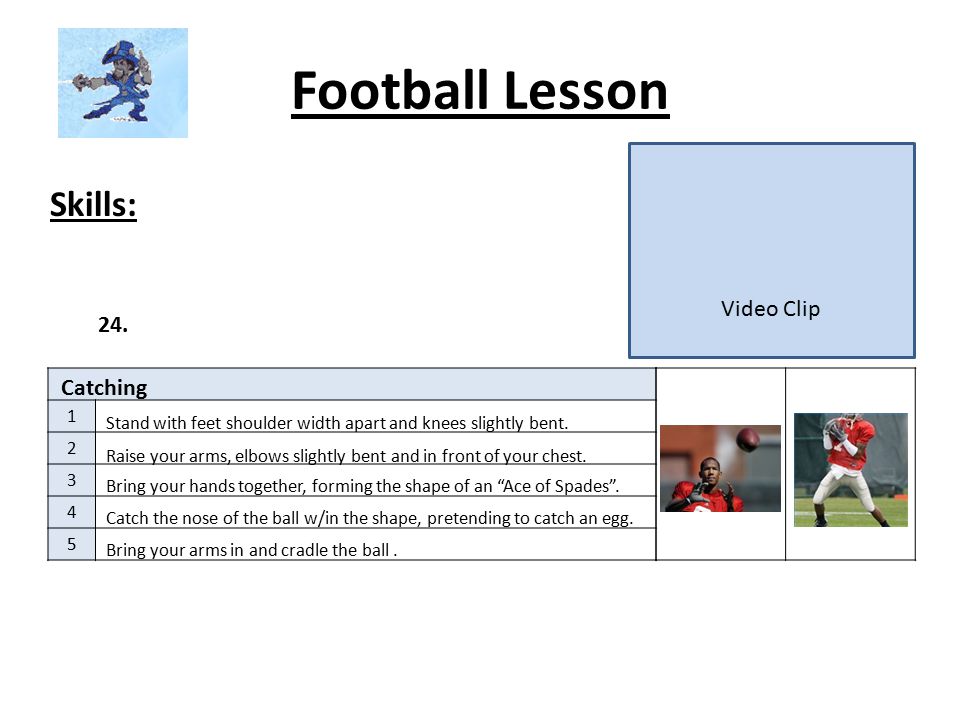 Football Lesson Skills:
