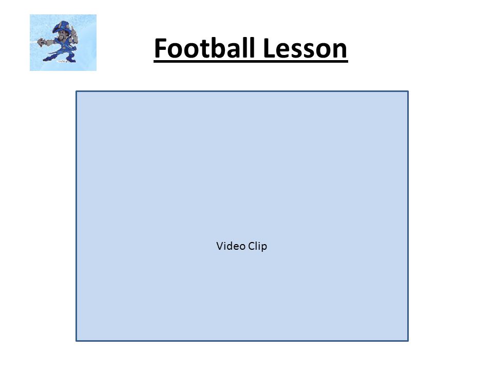 Football Lesson Video Clip