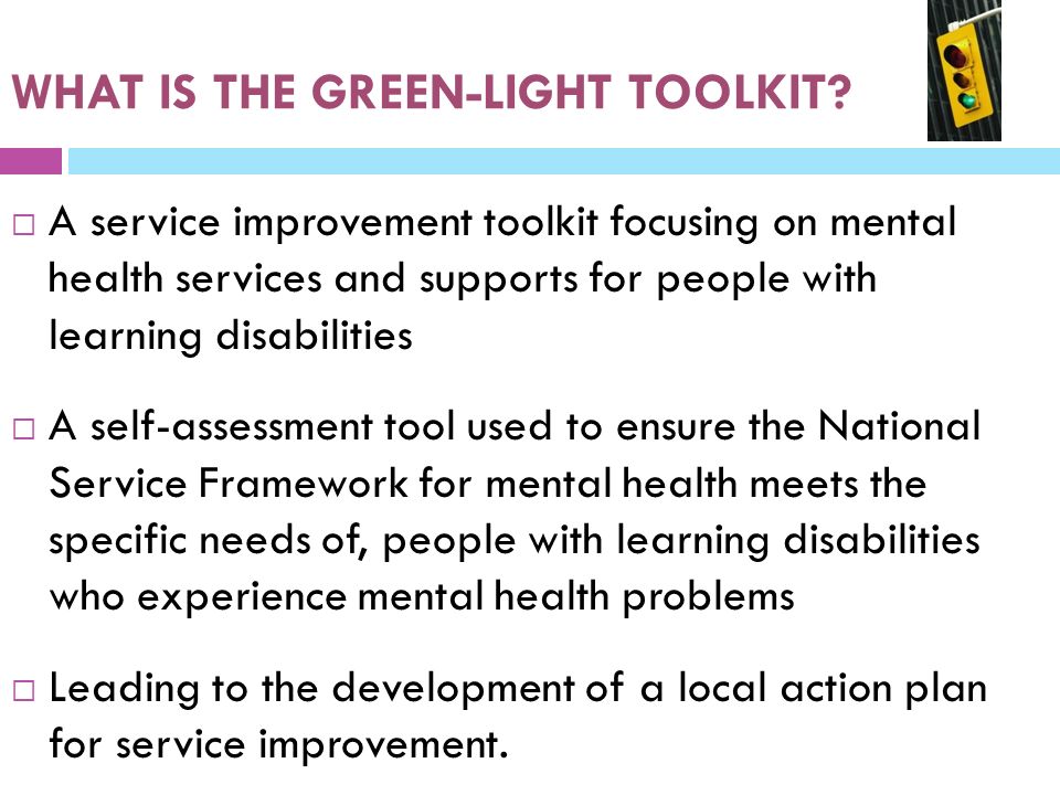 WHAT IS THE GREEN-LIGHT TOOLKIT.