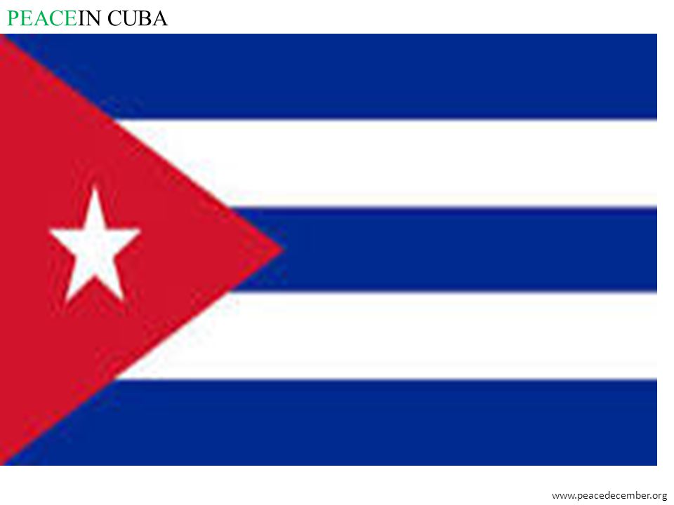PEACEIN CUBA