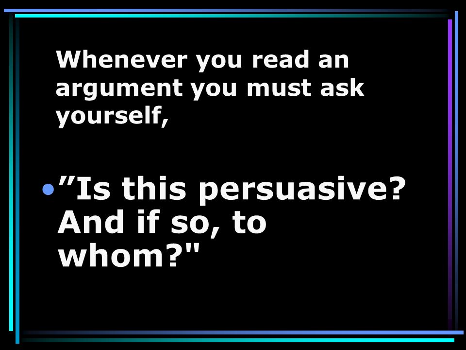 Opening Activity 1) Define PERSUASION. 2) How do you know when you are being persuaded.