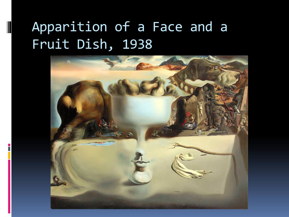 Apparition of a Face and a Fruit Dish, 1938