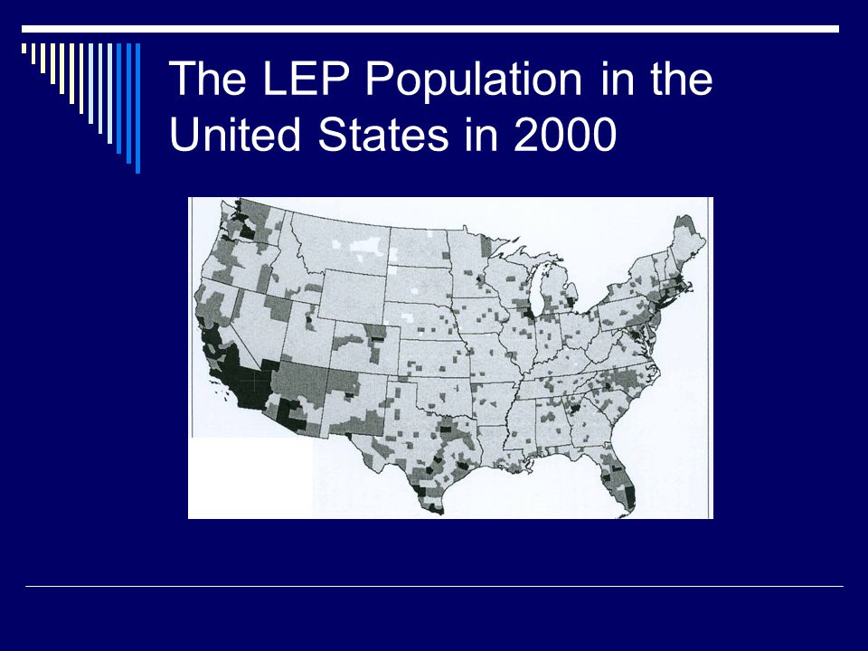 The LEP Population in the United States in 2000