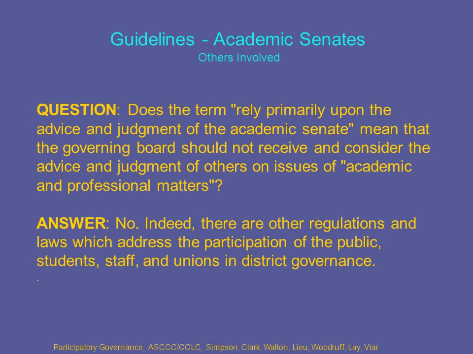 participatory governance participatory governance
